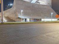 Dallas Cityscape at Night with Artificial Light