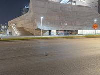 Dallas Cityscape at Night with Artificial Light