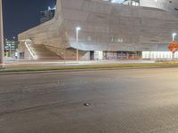 Dallas Cityscape at Night with Artificial Light