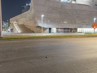 Dallas Cityscape at Night with Artificial Light