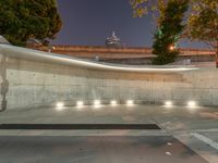 Dallas Night City Skyline: A Modern Architecture and Concrete Street