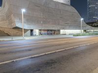 Dallas Nighttime Cityscape with Modern Architecture