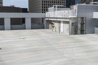 Dallas Parking Deck With High-Rise Cityscape - 001