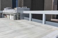 Dallas Parking Deck with High Rise Cityscape - 002