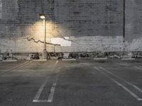 Dark Industrial Cityscape with Urban Brick Walls