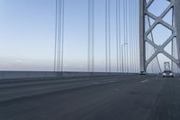 Dawn Architecture: A Road with a Blurred Bridge
