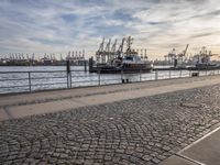 Dawn at Hamburg Harbor, Germany