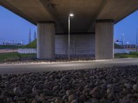 Dawn in Berlin: A Bridge Over Water with Reflections