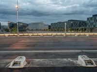 Dawn in Berlin: City Life and Street Lights