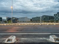 Dawn in Berlin: City Life and Street Lights