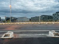 Dawn in Berlin: City Life and Street Lights