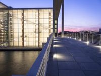 Dawn in Berlin: Cityscape with Water Reflection