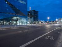 Dawn in Berlin, Germany - Urban Cityscape with Modern Architecture and Office Buildings