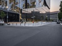 Dawn in Berlin: A Glimpse into the Glass-Walled Buildings