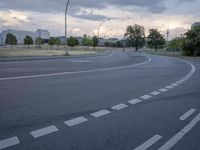 Dawn in Berlin Metropolitan Area Road