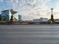 Dawn on the Bridge in Berlin, Germany