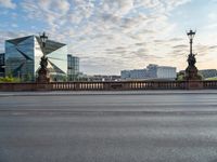 Dawn on the Bridge in Berlin, Germany