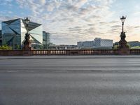 Dawn on the Bridge in Berlin, Germany