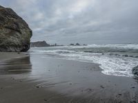 Dawn over the California coast