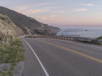 Dawn Over California Coastal Cliffs