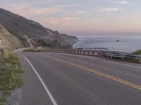 Dawn Over California Coastal Cliffs