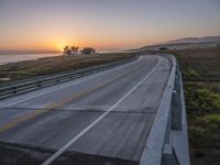 California Coastal Highway at Dawn