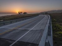 California Coastal Highway at Dawn