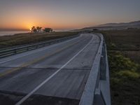 California Coastal Highway at Dawn