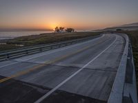 California Coastal Highway at Dawn