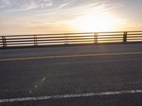 Dawn on California Coastal Road: Ocean Landscape 002