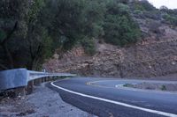 Dawn in California: Mountain Road Landscape