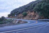 Dawn over California's Mountainous Landscape