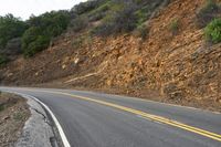 Dawn in California - Scenic Road with Mountain View