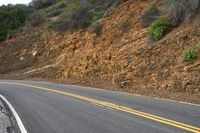 Dawn in California - Scenic Road with Mountain View