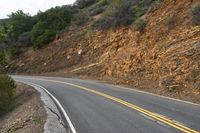 Dawn in California - Scenic Road with Mountain View