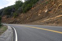 Dawn in California - Scenic Road with Mountain View