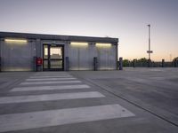 Dawn in the City: Berlin's Road and Asphalt