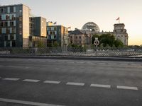 Dawn in the City: Road and Asphalt in Berlin