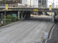 Dawn City Skyline with Roads and Bridges