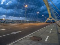 Dawn in the City: Zaragoza's Urban Bridge