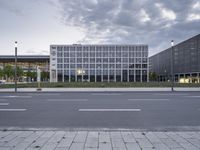 Cityscape of Berlin at Dawn with Modern Architecture and Corporate Headquarters