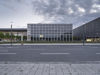 Cityscape of Berlin at Dawn with Modern Architecture and Corporate Headquarters