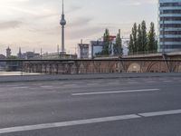 Cityscape of Berlin at Dawn with Modern Architecture and Skyscrapers