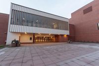 Dawn Cityscape: Building Facade in the Urban Jungle