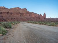 Dawn with Clear Sky: The Fisher Towers in Utah