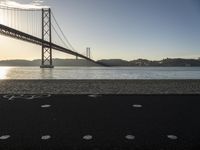 Dawn Over the Coastal City of Lisbon, Portugal