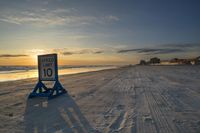 Dawn Coastal Landscape at Daytona Beach, Florida