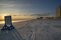 Dawn Coastal Landscape at Daytona Beach, Florida