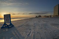 Dawn Coastal Landscape at Daytona Beach, Florida