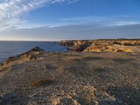 Dawn Coastal Landscape in Portugal: Beach Bliss